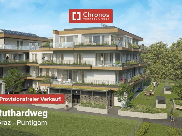 Gartenwohnung in Puntigam! Provisionsfrei und direkt vom Bauträger!