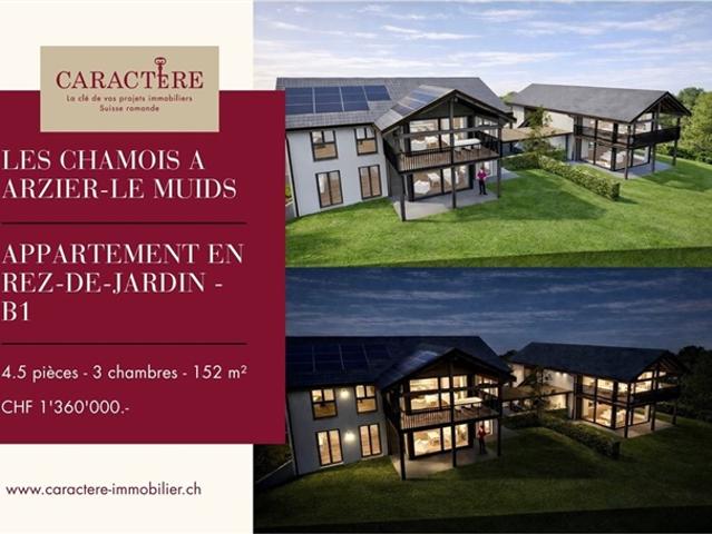 Gartenebene – Neubau – Arzier – Grundstück B1
