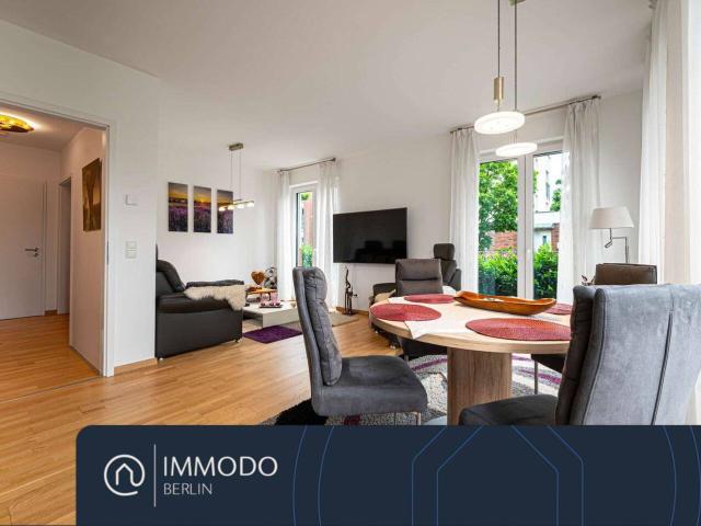 ? Gartenliebhaber aufgepasst! Sonnige 2 Zi Neubau Whg mit gr Eck Terrasse+Stellplatz Barrierefrei