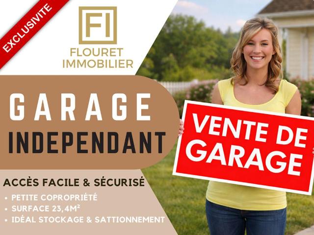 Garage fermé 23,4 m² avec électricité ? Centre d'Argelès sur Mer