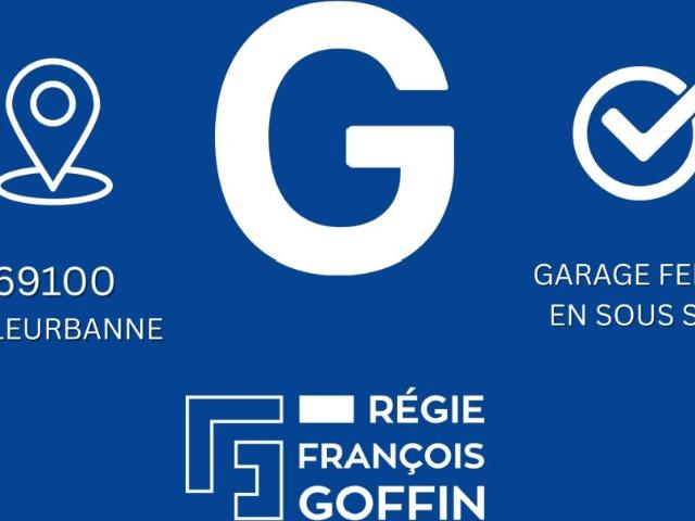 Garage fermé en sous sol + espace de stockage