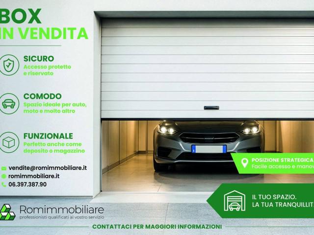 Garage in vendita a Roma