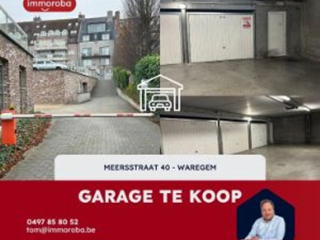 Garagebox TE KOOP centrum Waregem!