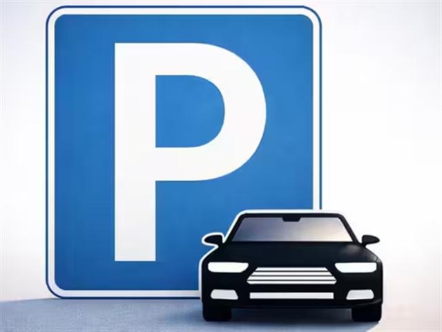 Garagenparkplatz mit Videoüberwachung