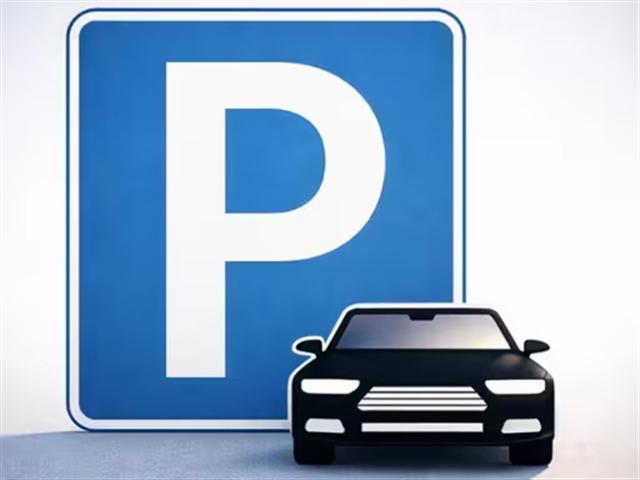 Garagenparkplatz mit Videoüberwachung