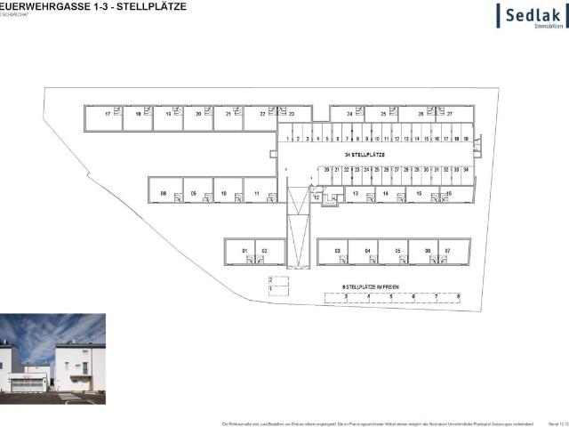 Garagenplätze zu verkauft! 2320 Schwechat, Feuerwehrgasse 1 3_Provisionsfrei!