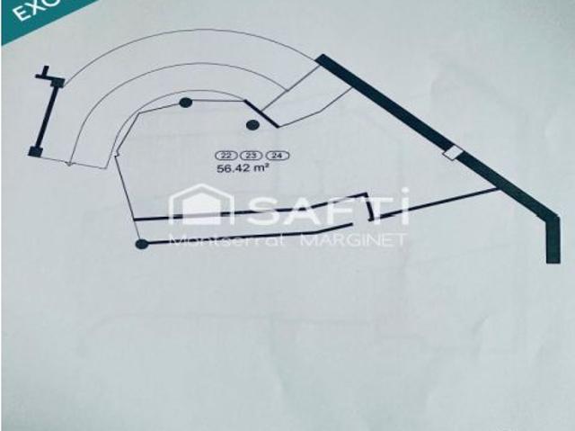 Garaje box en venta en Berga de 56 m2