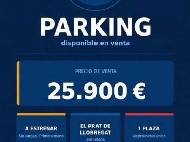 Garaje en venta en calle De Frederic Soler, Prat de Llobregat, El, de 10 m² por 25.900
