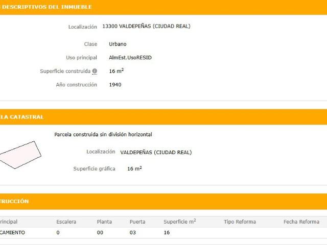 Garaje Venta Ciudad Real