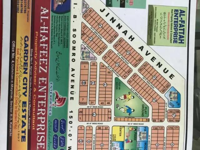 Garden City block c corner plot Karachi Scheme 45 ID 31765