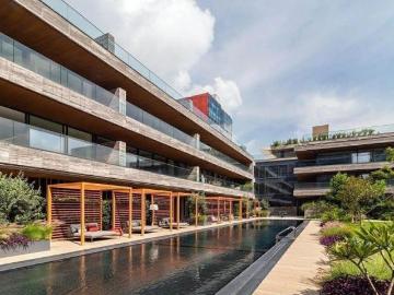 Garden House con Rooftop en Rubén Dario 225 Abilia lord byron en obra negra
