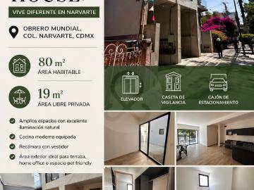 Garden House en Preventa/entrega inmediata en Narvarte