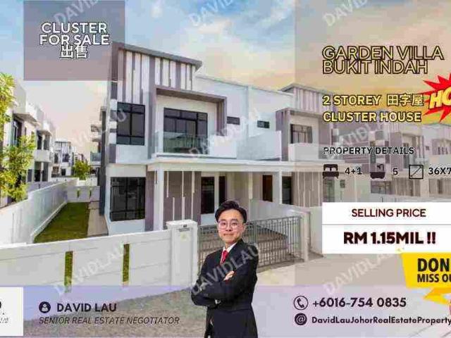 Garden Villa 2 Storey 36x70 Cluster House