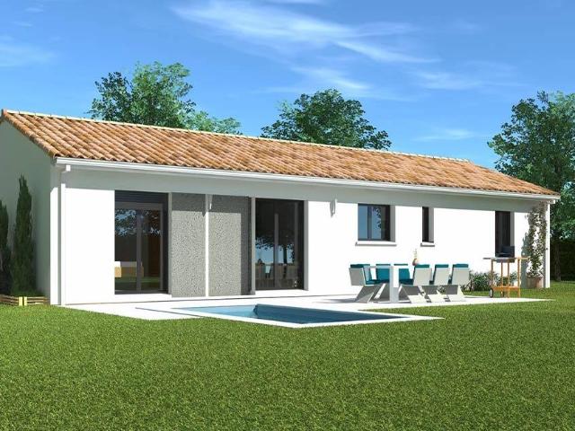 GARONNE 75 m² 3 chambres et garage à vélo