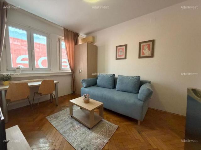 Garsonieră Piața Română | Bd. Magheru | Renovată | Centrală proprie | 300€