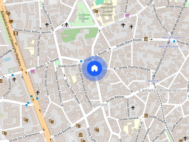Garsonieră Universitate Jean Louis Calderon| 33 mp|Centrală Proprie