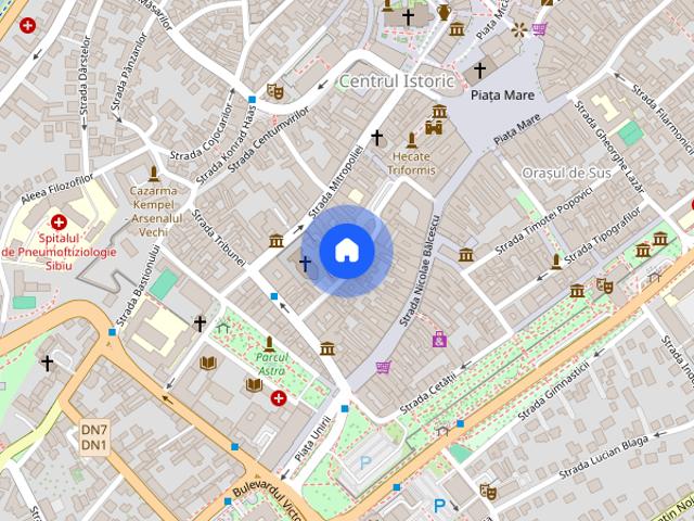 Garsoniera de inchiriat 42mpu mobilata utilata zona Centrul Istoric