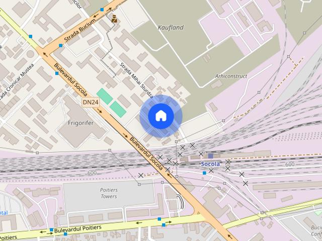 Garsoniera de inchiriat, 28 mp, zona Bularga