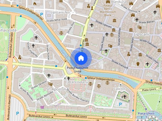 Garsoniera de inchiriat in Victoriei