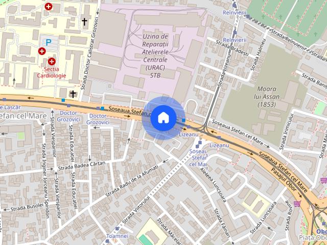 Garsoniera de inchiriat in zona Stefan cel Mare