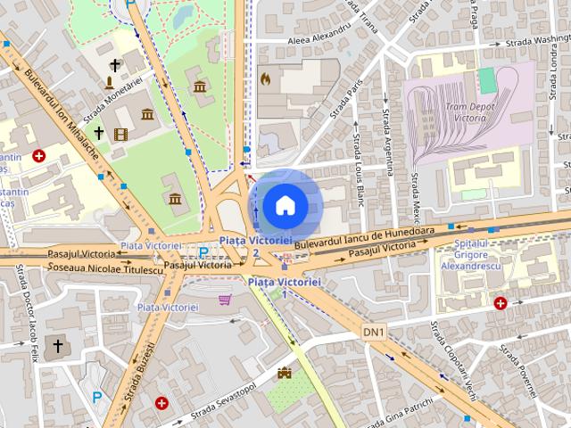 Garsoniera de inchiriat in zona Victoriei