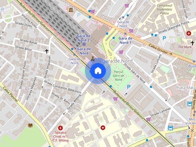 Garsoniera Gara de nord Piata Victoriei