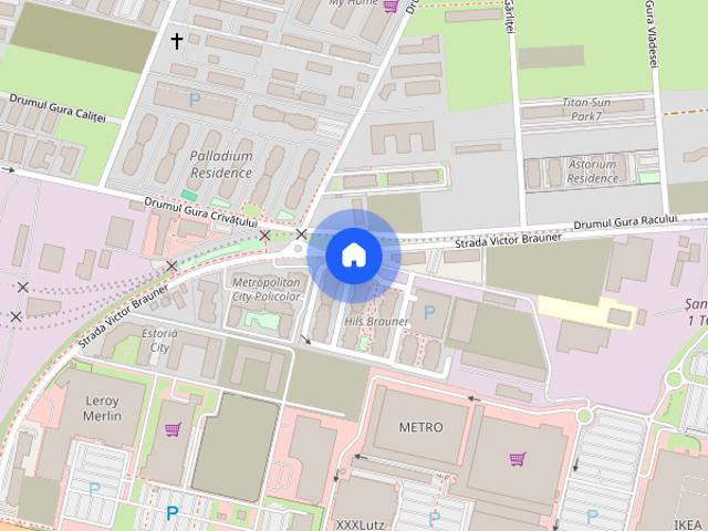 garsoniera HILS BRAUNER centrala proprie parcare proprie metrou 5 minute