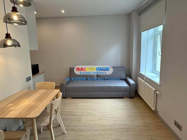 Garsoniera pentru inchiriat Floreasca/sp 23mp/parter