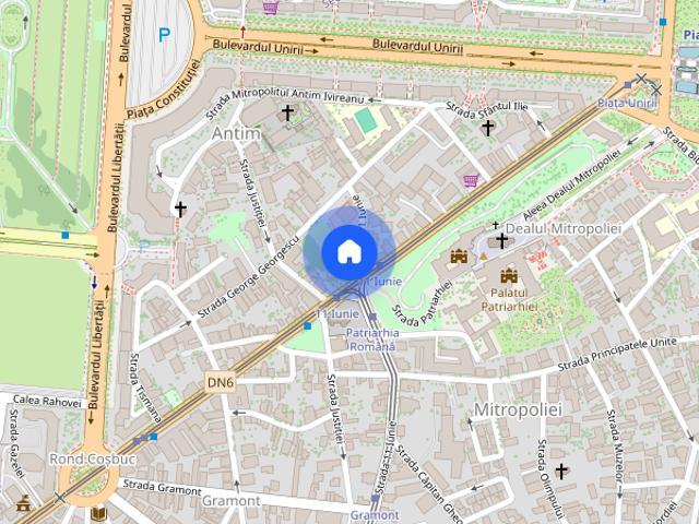 Garsoniera 11 Iunie, aflata la 800 m de metrou Piata Unirii, 250 m Parcul Carol