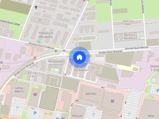 Garsoniera, 40mp, Cetrala proprie, Metrou, AC, Hils Brauner