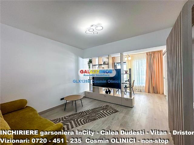 Garsoniere 50 mp InCity Calea Dudești prima inchiriere parcare