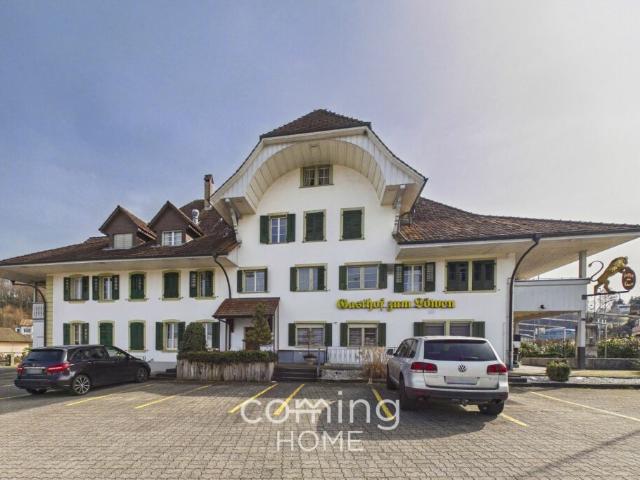 Gasthof zum Löwen in Wynau Renditeobjekt mit Restaurant, 13 Zimmern und langer Tradition