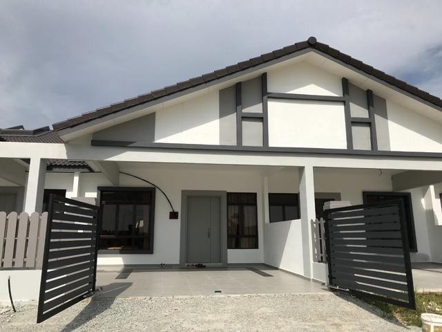 Gate Gaurded Freehold Single Storey Teres Semi D Tol Jasin Melaka