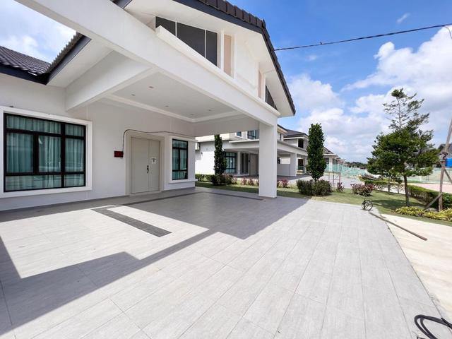 Gated Guard Freehold Kitchen Built In Single Storey Semi D Jasin Mydin