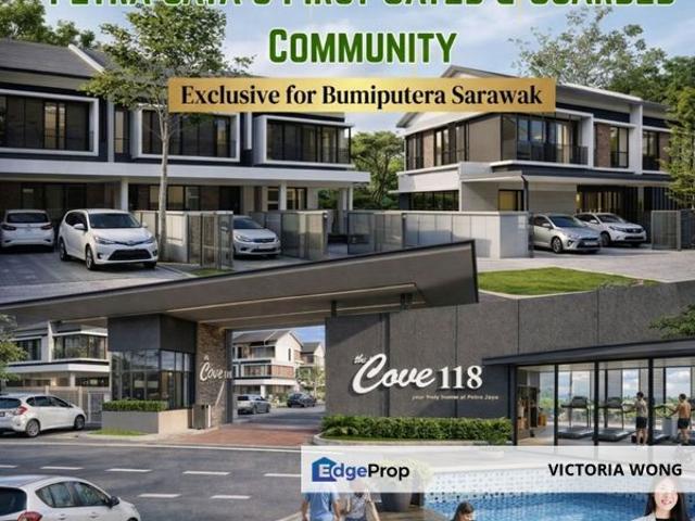 Gated & Guarded Double Storey Terrace The Cove 118 @ Petra Jaya