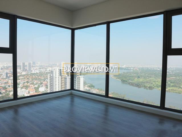 Gateway Thảo Điền căn hộ tầng cao không nội thất 4 phòng ngủ cho thuê