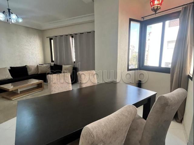 Appartement 2 chambres meublé haut standing grande terasse parking