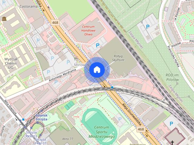 Gdańsk Grunwaldzka 607 przy AWFiS 2 pokoje, dostępne od 1.10.2026