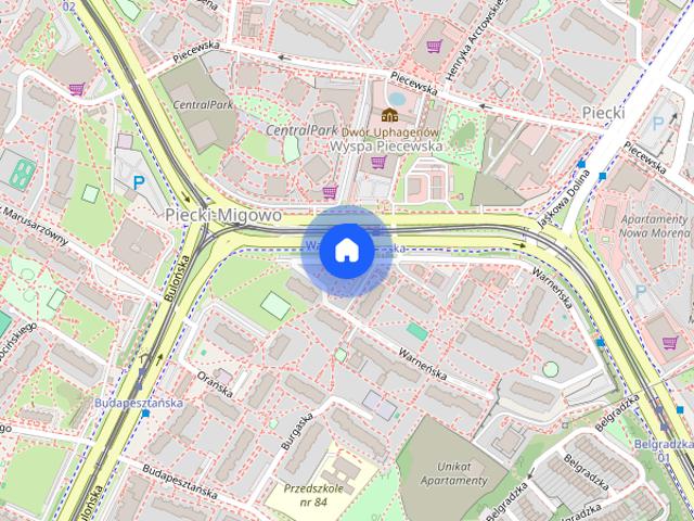 Gdańsk Morena, 2 pokojowe mieszkanie na wynajem, 46 m²