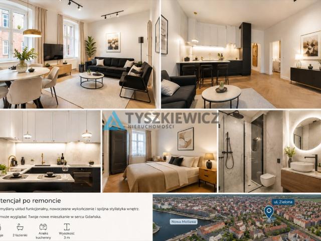 Gdańsk, Śródmieście, Zielona, 75,09 m2