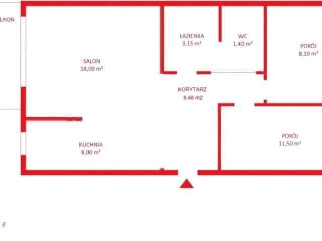 Gdańska 59,61 m², Rumia
