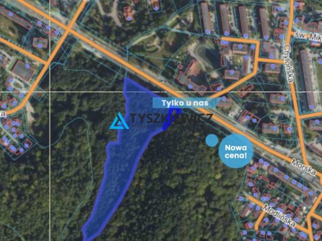 Działka inwestycyjna 20 334 m2 przy Morskiej w Gdyni