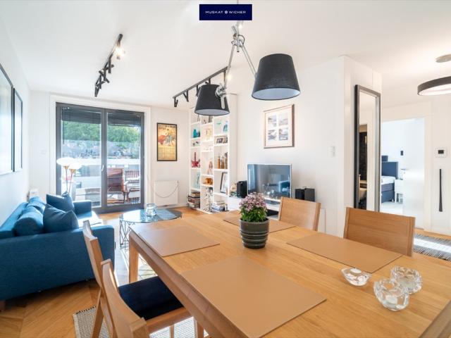 Nowoczesny 2 pokojowy apartament z dużym balkonem i pięknym widokiem