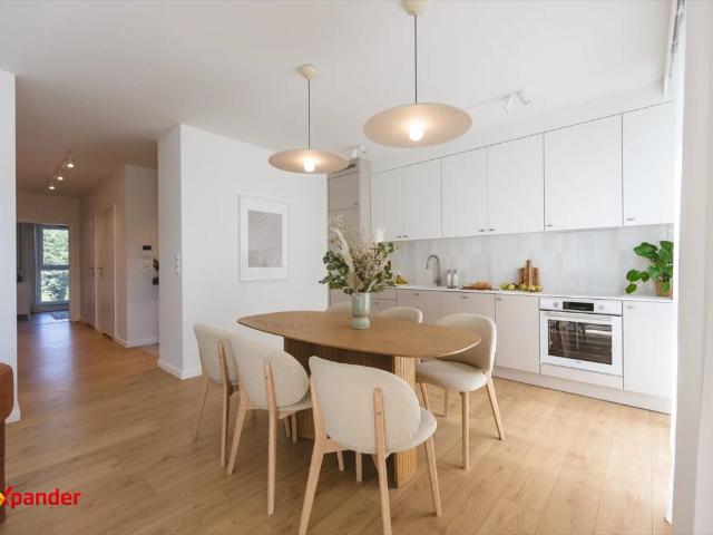 Nowoczesny 3 pokojowy apartament z balkonem i dwoma łazienkami
