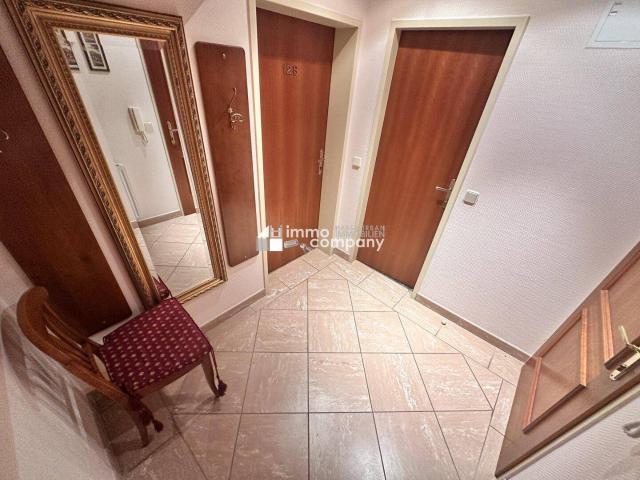 Gemütliche 2 Zimmer Wohnung in Lassee: Stadtblick, Einbauküche & Parkplatz!