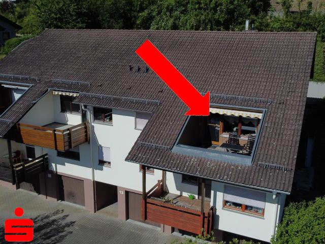 Gemütliche 3 Zimmer Wohnung mit toller Dachterrasse und Ausblick ins Kupfertal