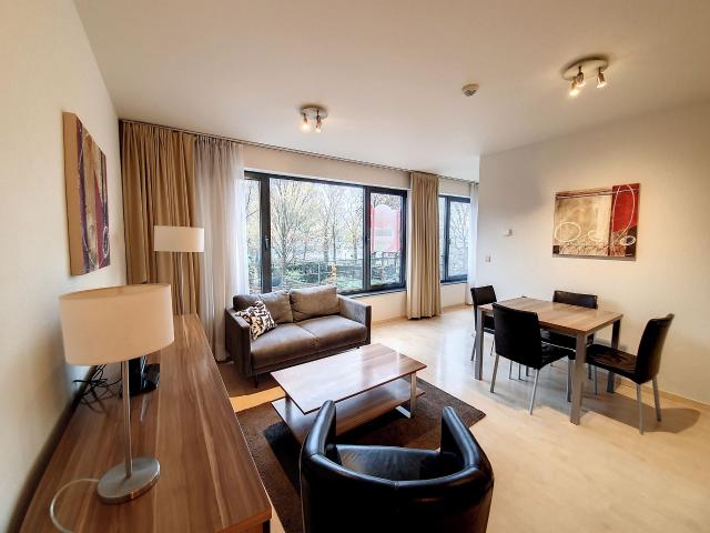 Gemeubeld appartement 1 slaapkamer gelegen in het business district van Brussel Noord