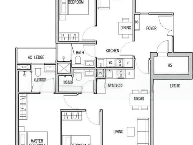 Gems Ville D14, Apartment