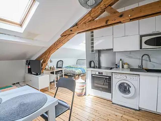 Gentilly 94250 Achat / Vente appartement 1 pièce t1 au dernier étage cave