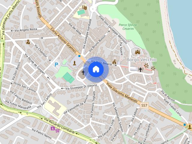 GENZANO DI ROMA TRILOCALE Con TERRAZZO MATTONATO